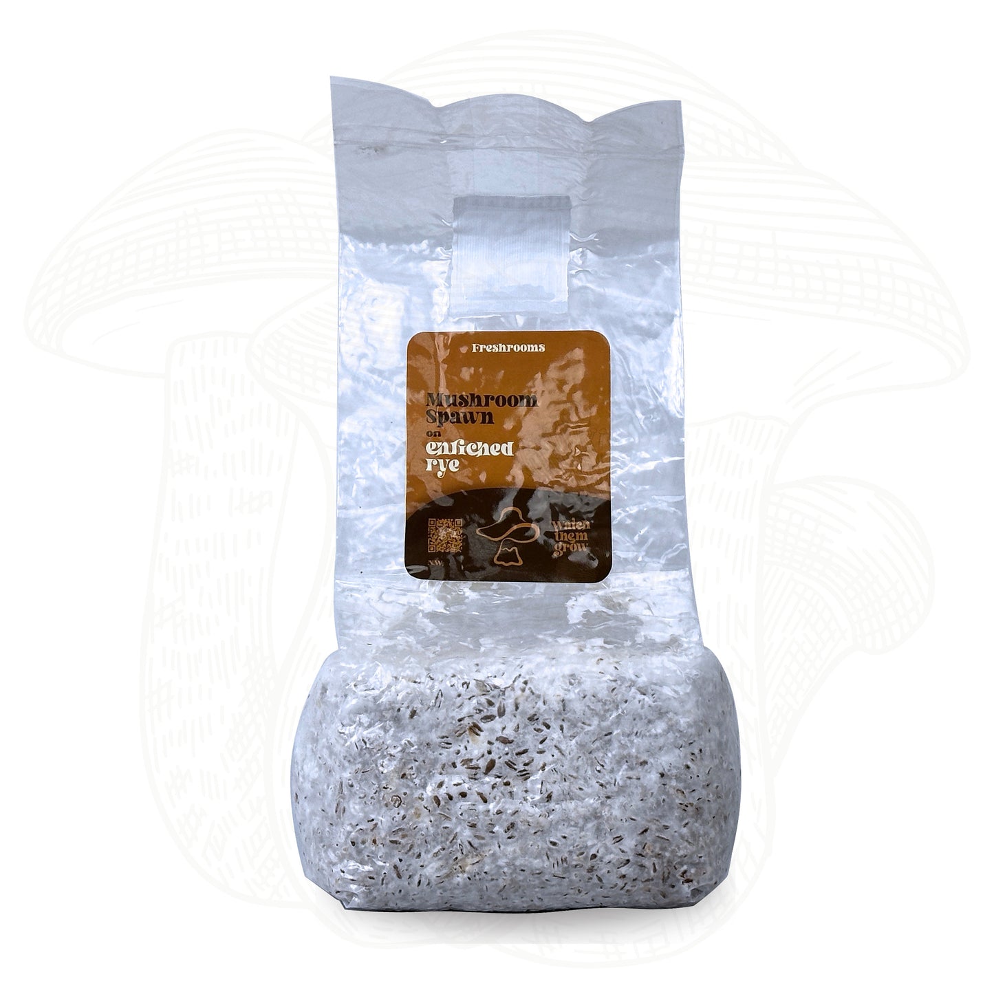 Fully Colonized Mushroom Spawn Bag – Ready-to-Use Grain Spawn for DIY Cultivation