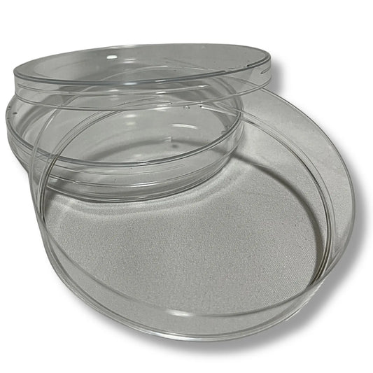 90mm Petri Dishes — 20 Pack | Plates for Agar, Culture Expansion & Mycology Work