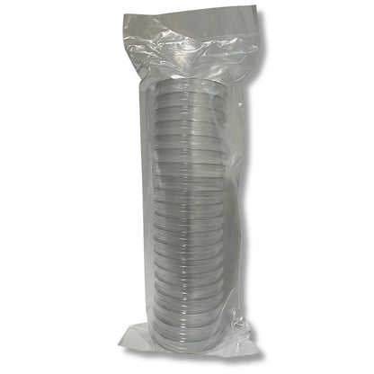 90mm Petri Dishes — 20 Pack | Plates for Agar, Culture Expansion & Mycology Work